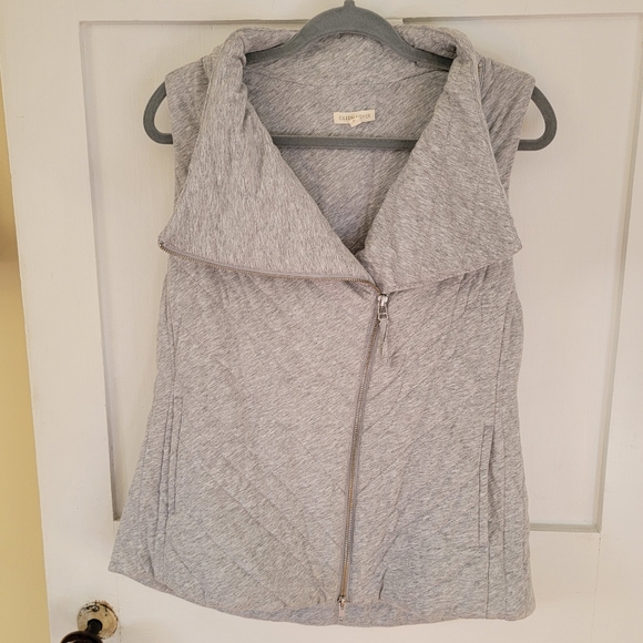 Like-New Eileen Fisher A-Symmetric Zip Vest - Picture 3 of 9